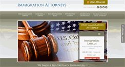 Desktop Screenshot of immigration-laws.us