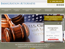 Tablet Screenshot of immigration-laws.us